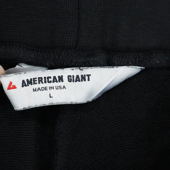 American Giant Womens French Terry Straight Sweatpant Black Size Large - Picture 6 of 7